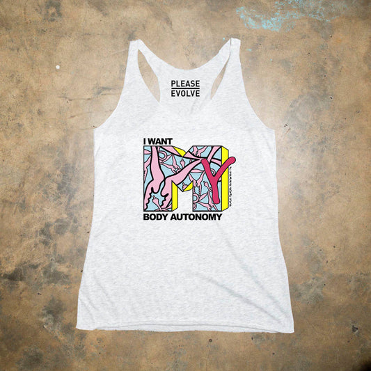 BODY AUTONOMY Feminine Racerback Tank