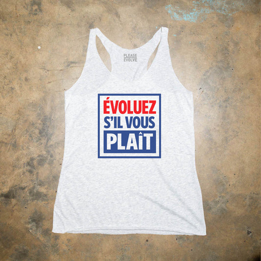 French Feminine Racerback Tank