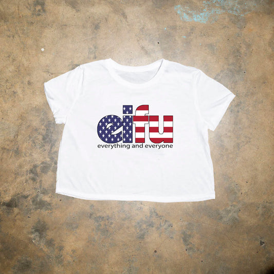 Flag Logo EIFU x Please Evolve Feminine Crop