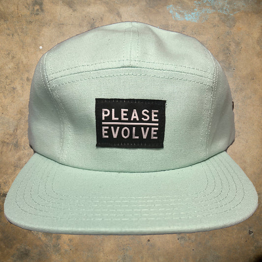 Please Evolve 5 Panel Hat Mint